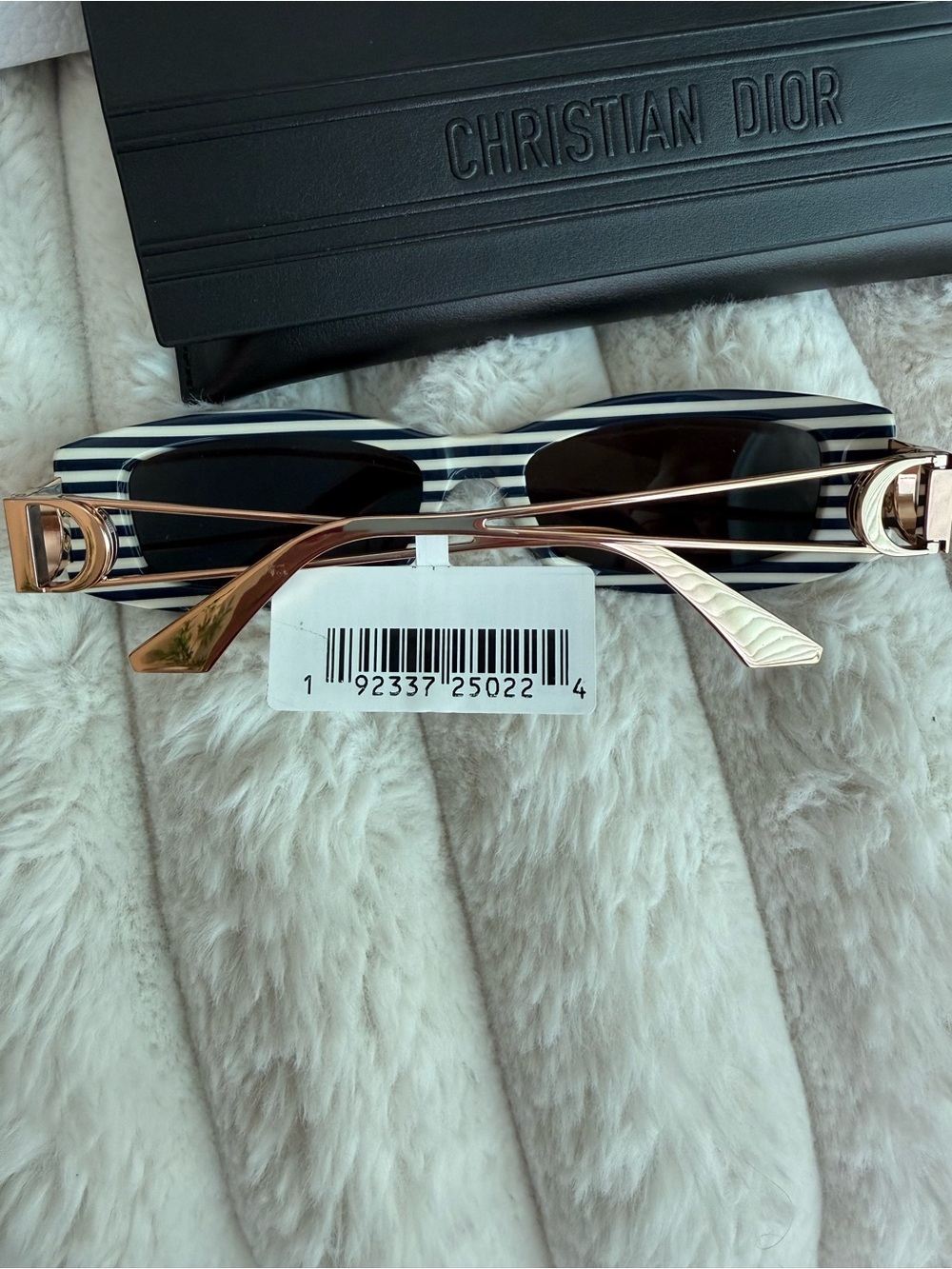 DIOR 30Montaigne S14I 54mm Rectangular Sunglasses BLUE NWT case and box - Picture 7 of 13